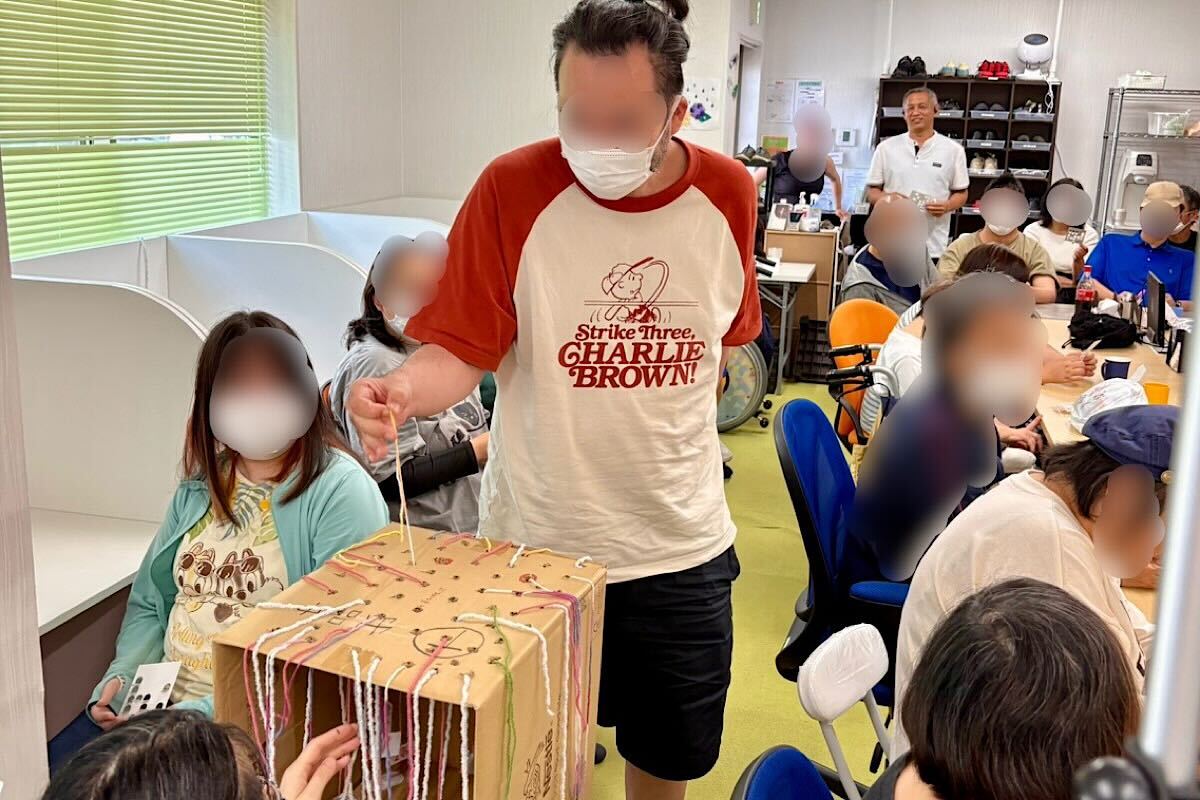 ビンゴ大会の様子