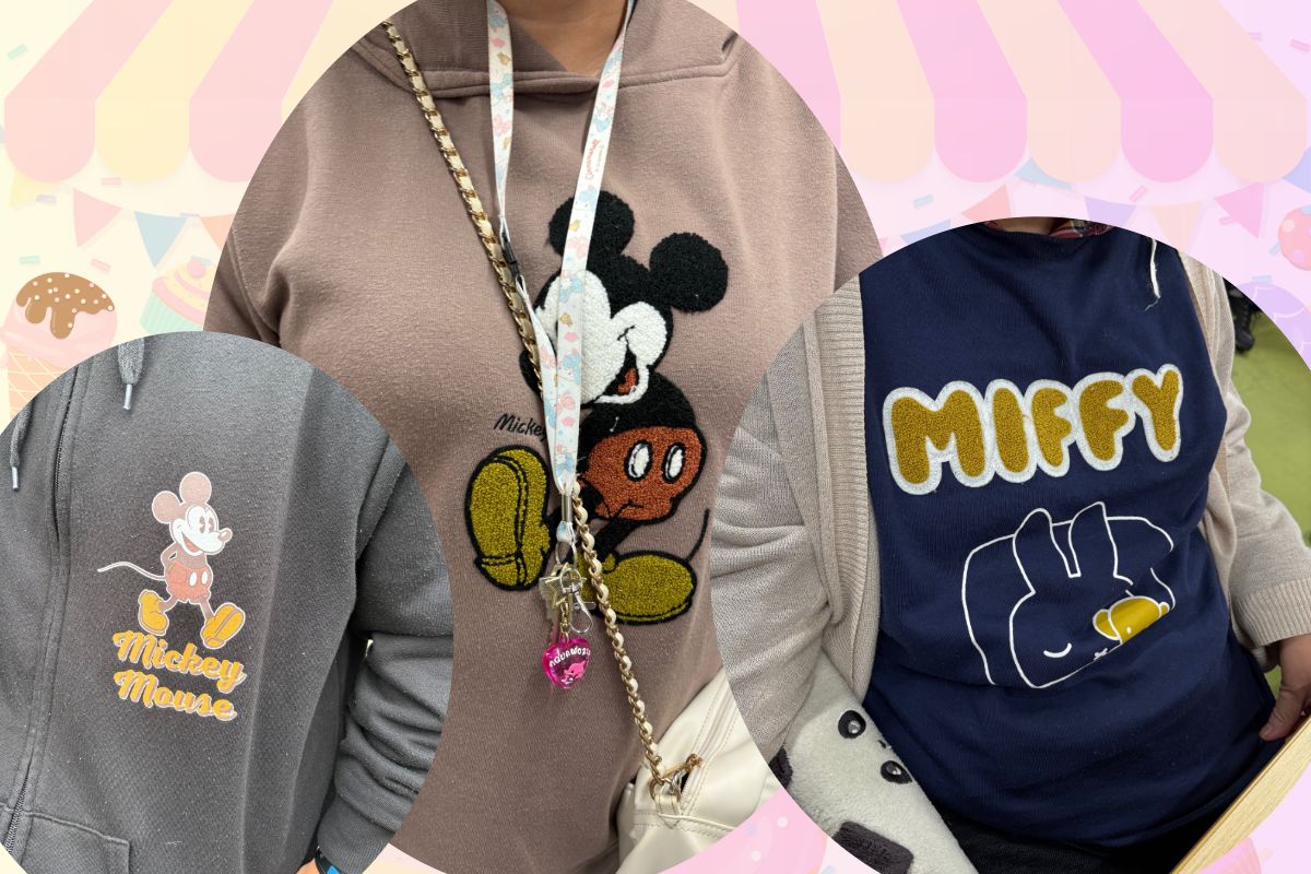 可愛いキャラクター柄